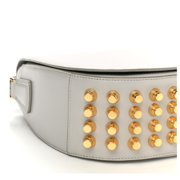 🌸ALEXANDER WANG Calfskin Small Lia Sling Crossbody Pale Gold Hardware - Picture 4 of 12